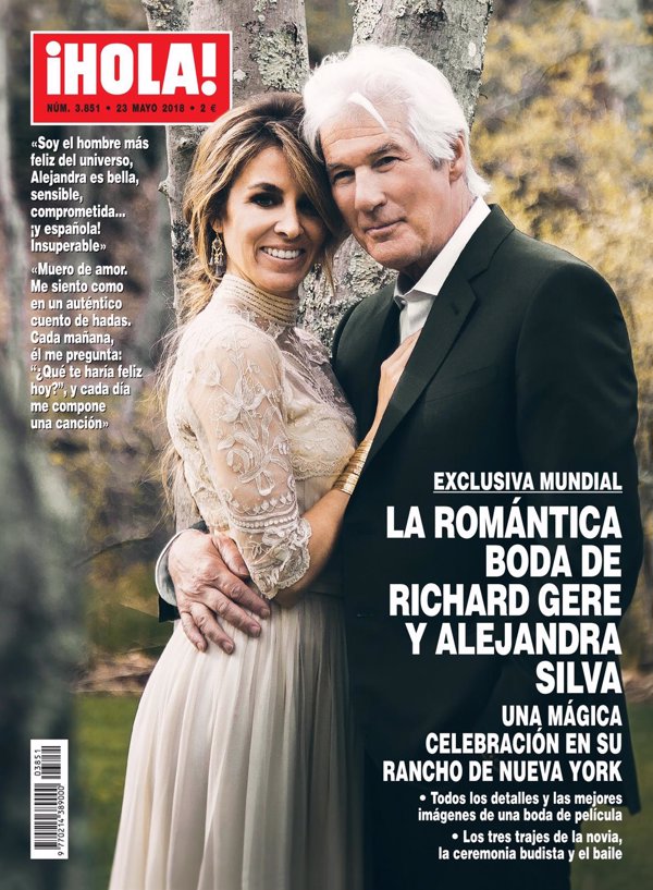 Las espectaculares imágenes de la boda de Richard Gere y Alejandra Silva
