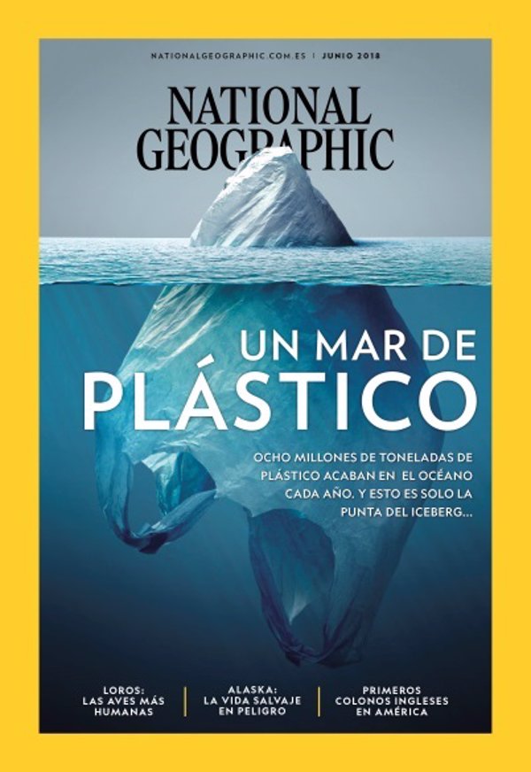 National Geographic elimina el plástico de su Magazine y lo sustituye por papel reciclado
