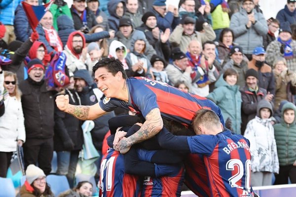 El Huesca jugará en la máxima categoría del fútbol español por primera vez en su historia