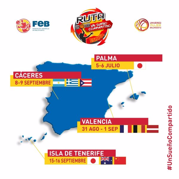 España disputará ocho amistosos preparatorios en Palma, Valencia, Extremadura y Tenerife
