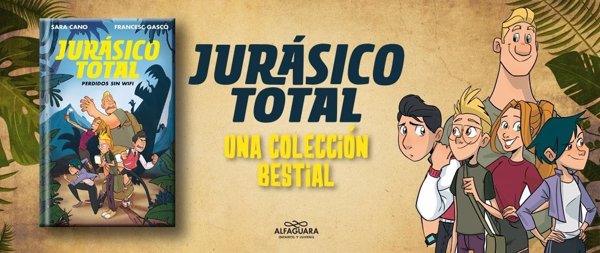 La Feria del Libro acerca a los niños a los autores de 'Jurásico Total', un mundo sin wifi y con dinosaurios