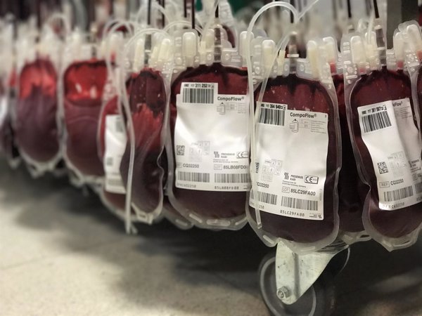 El número de donaciones de sangre se mantiene en casi 1,7 millones pero se reduce un 29% los nuevos donantes en 2017