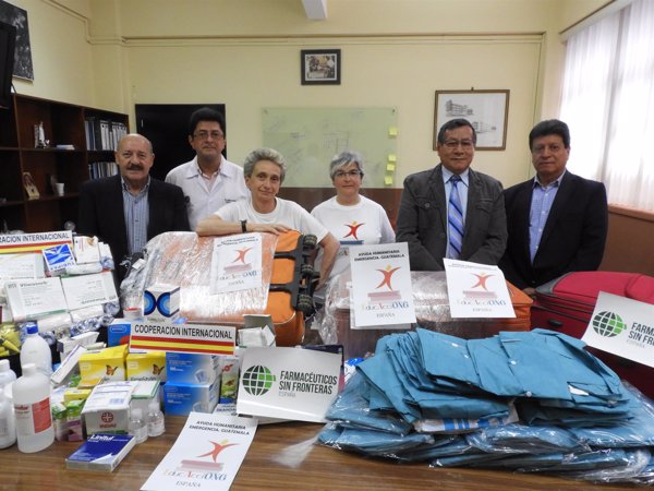 Farmacéuticos Sin Fronteras envía 150 kilos de medicamentos y material sanitario a Guatemala para afectados por volcán