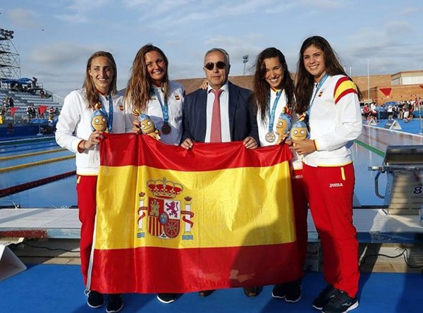(Crónica) España logra 16 medallas, 10 en natación, en la primera jornada de Tarragona 2018