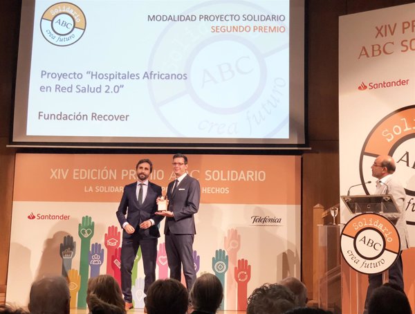 Fundación Recover y Hospitales para África, galardonada en XIV Premio ABC Solidario por su proyecto de telemedicina
