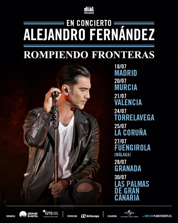 Alejandro Fernández comienza en Madrid su nueva gira española de ocho conciertos