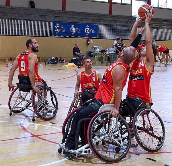 España masculina debuta con derrota ante Australia en el Mundial de baloncesto en silla de ruedas