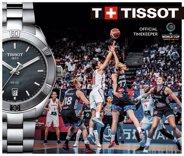 Tissot, cronometrador oficial de la Copa del Mundo femenina de baloncesto en Tenerife