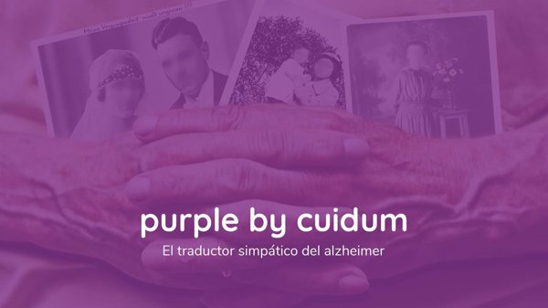 Un español de 27 años crea 'Purple', el único 'traductor' del mundo para los pacientes con Alzheimer