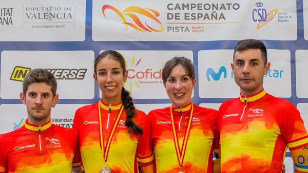 Rodríguez, Usabiaga, Mora y Teruel, primeros oros del Campeonato de España de ciclismo en pista