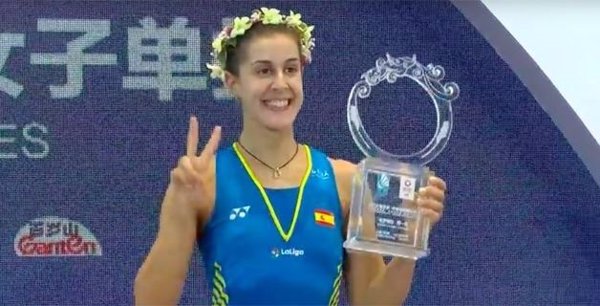 Carolina Marín se proclama campeona del Abierto de China