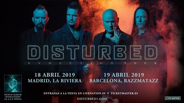 Disturbed volverá tras 16 años para presentar nuevo disco en Madrid y Barcelona
