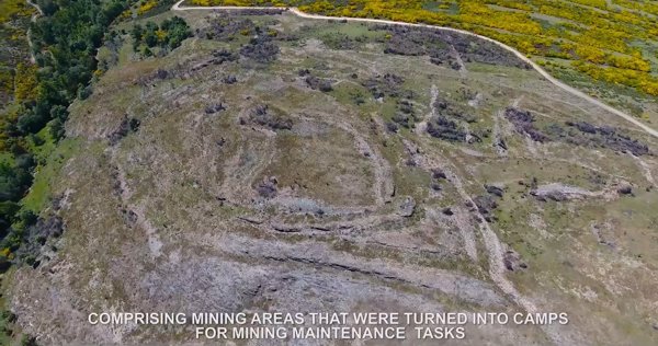 Drones destapan en León el mayor complejo minero de oro romano de Europa