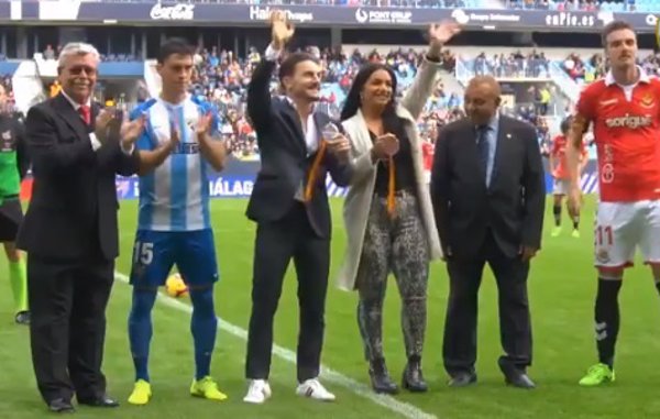 Damián Quintero y María Torres, homenajeados por el Málaga por sus medallas en el Mundial
