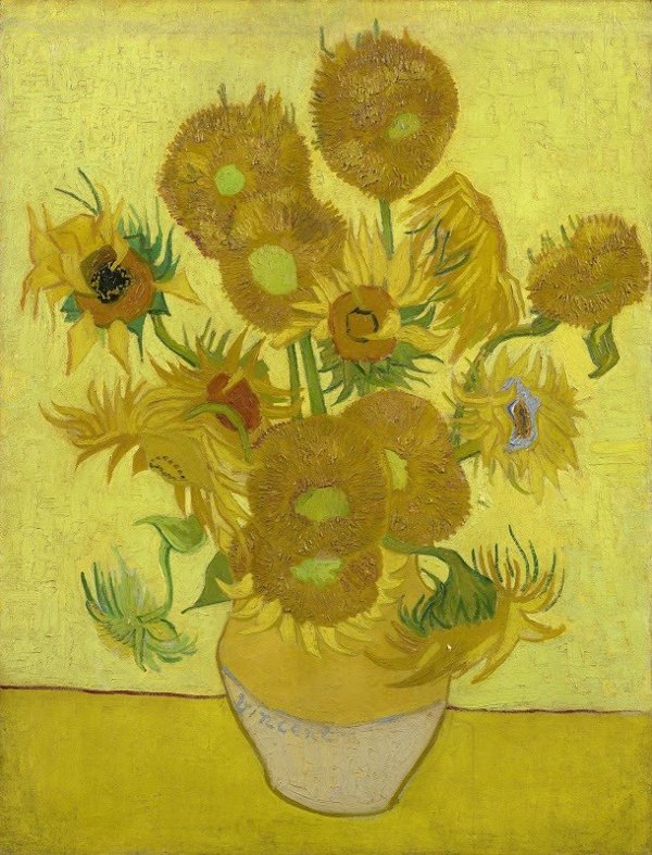 'Los girasoles', de Van Gogh, serán restaurados durante las próximas seis semanas