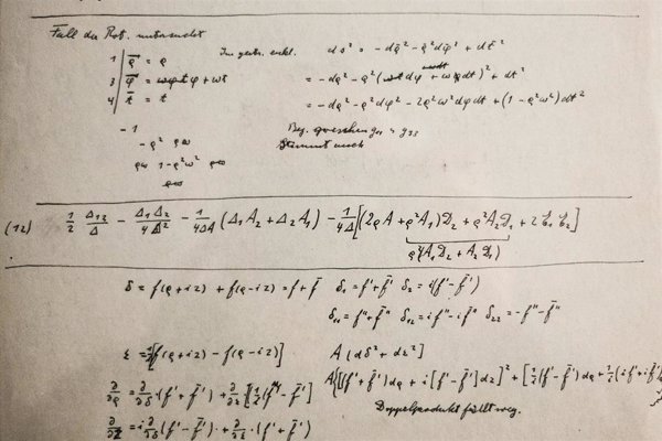 Reveladas más de 100 páginas de nuevos manuscritos de Einstein con reflexiones científicas y personales