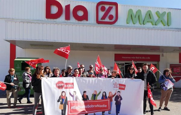 El seguimiento de la huelga en Dia ha sido del 100% en Albacete y del 60% en el resto de C-LM, según CC.OO.
