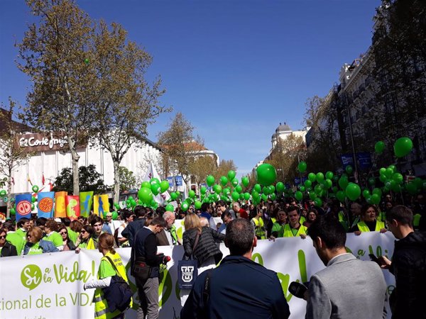 Varios miles de personas se manifiestan en Madrid al grito de 