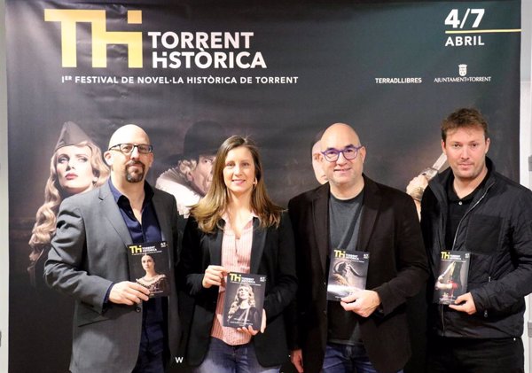 Santiago Posteguillo, Kate Mosse y Gisbert Haefs, los protagonistas de la primera edición de Torrent Històrica