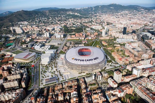 Ayuntamiento de Barcelona da luz verde a la urbanización de las calles y zonas verdes del entorno del Camp Nou