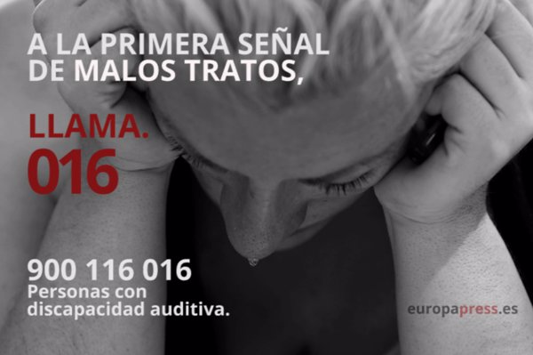 El coste de la violencia de género en España supone al menos el 0,11% del PIB y puede llegar al 0,76%, según un estudio