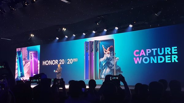 Honor 20 Pro introduce una cámara cuádruple de 48 megapíxeles