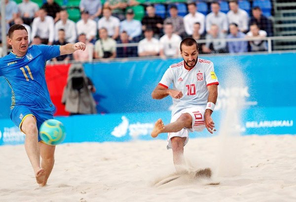 España, obligada a ganar a Italia en el fútbol playa de Minsk 2019