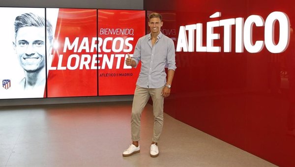 Marcos Llorente será presentado este viernes a las 11.30 en el Wanda Metropolitano