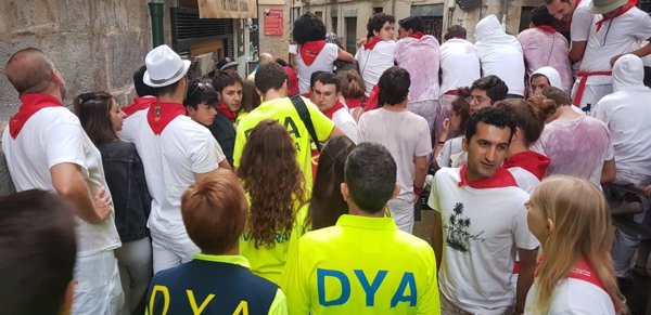 DYA Navarra atiende a 117 personas en el primer día de San Fermín