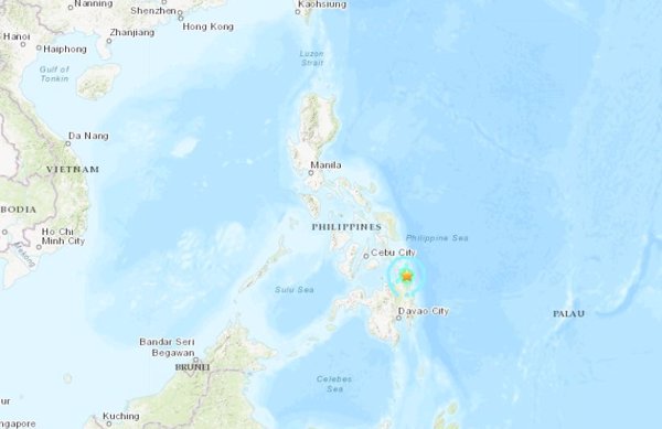 Registrado un terremoto de magnitud 5,8 en el sur de Filipinas