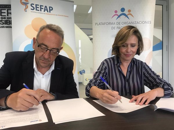 La POP y SEFAP firman un acuerdo para fomentar la formación y el empoderamiento de los pacientes crónicos en el sistema