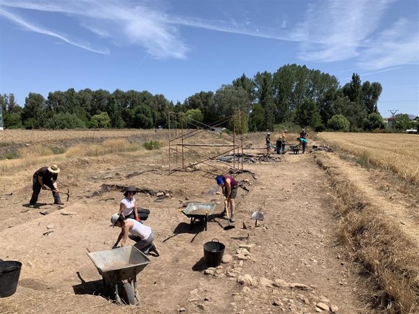 Hallado un telar en una excavación arqueológica en Palencia que podría datarse entre siglos I y V