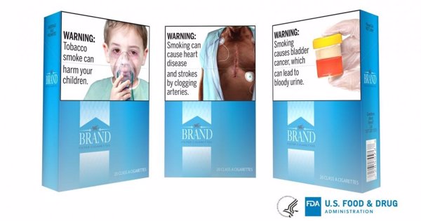 La FDA propone incorporar imágenes a color con advertencias sanitarias en los paquetes de cigarrillos