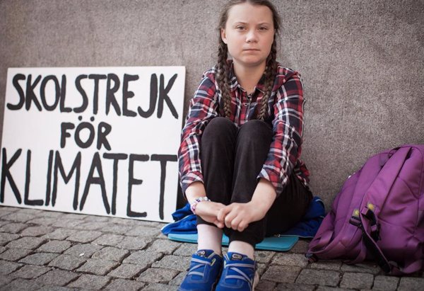 Greta Thunberg celebra su primer año de lucha contra el cambio climático: 