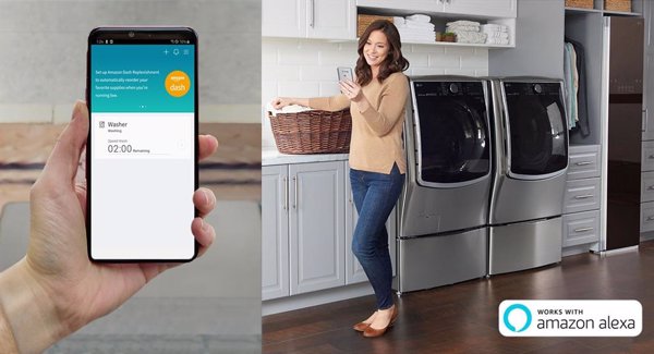 Los nuevos electrodomésticos ThinQ de LG integrarán el servicio de reabastecimiento Amazon Dash