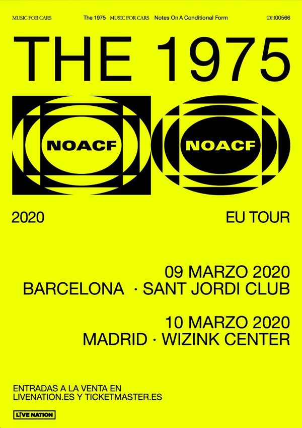 The 1975 actuará en marzo en Barcelona y Madrid para presentar 'Notes on a conditional form'