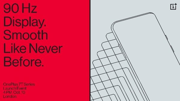El 'smartphone' OnePlus 7T se presentará el 10 de octubre en Londres y tendrá pantalla de 90Hz