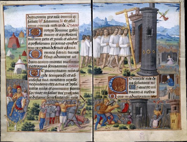La Biblioteca Nacional expone restaurado el 'Libro de horas de Carlos V' antes de ser reencuadernado