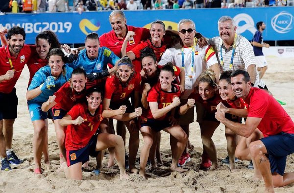 España finaliza los Juegos Mundiales de Playa como líder del medallero