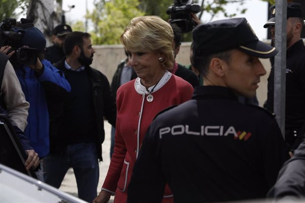 Aguirre declarará mañana ante el juez de Púnica por la presunta 'caja B' del PP de Madrid