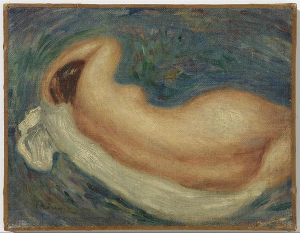 Un desnudo femenino de Renoir, entre las obras de Feriarte 2019