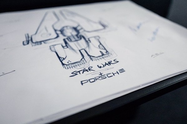 Porsche y la productora de Star Wars colaborarán en el diseño de una nave espacial