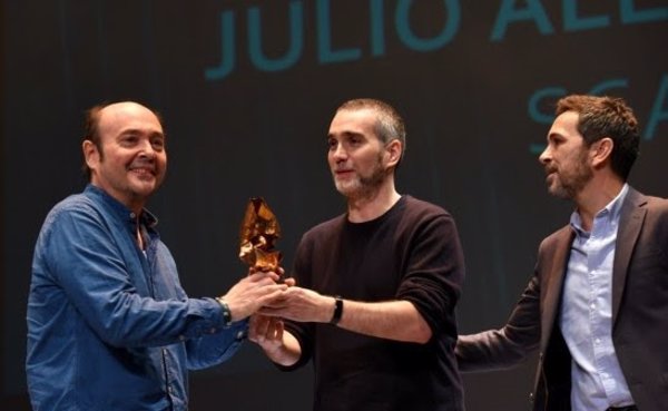 Javier Félix Echániz y Asier Guerricaechebarría por 'Sorbeltz', Premio SGAE de Guion 'Julio Alejandro'