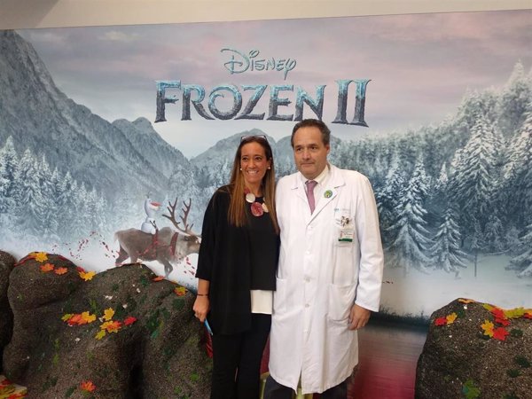 El Hospital del Niño Jesús, el Hospital de Fuenlabrada y el Virgen del Rocío de Sevilla acogen el estreno de Frozen 2