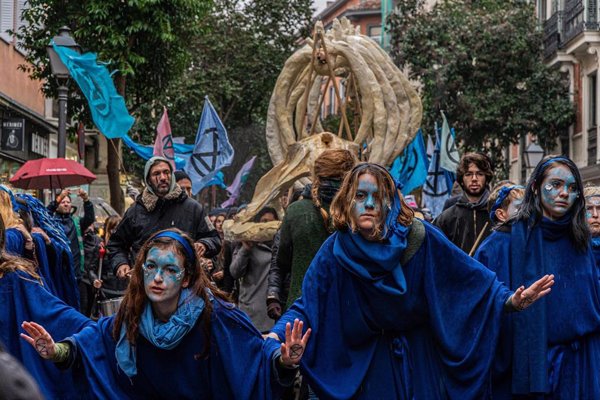 El movimiento Extinction Rebellion marcha en Madrid este domingo por 