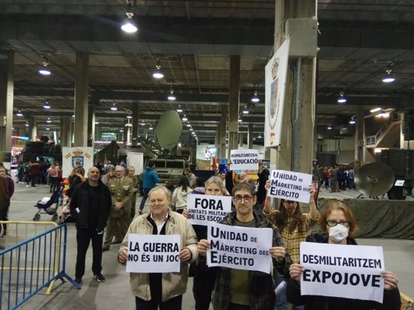 Piden al Ayuntamiento de Valencia que no invite al Ejército a la próxima edición de Expojove