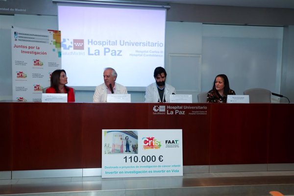 El Hospital de La Paz homenajea a taxistas que recaudaron 110.000 euros contra el cáncer infantil