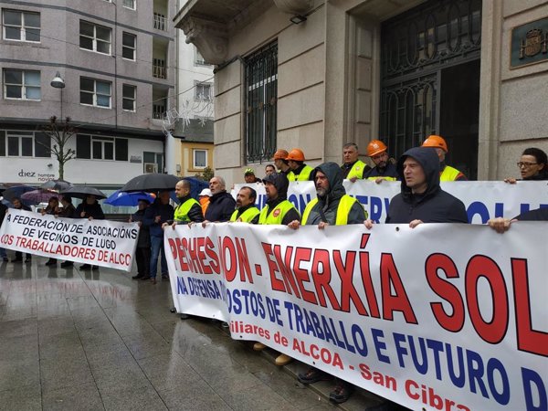 El comité de empresa de Alcoa llevará sus reivindicaciones a Madrid en dos protestas el próximo miércoles