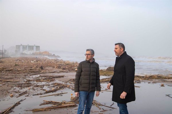 Cullera (Valencia) solicitará la declaración de zona catastrófica por la afección de Gloria a su litoral