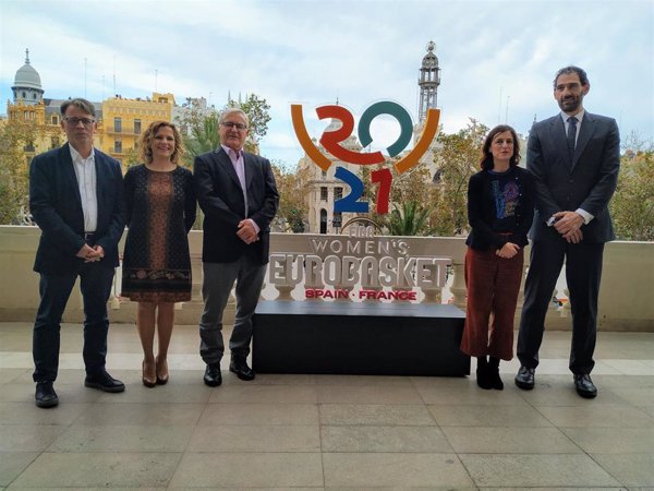 El Eurobasket femenino 2021 presenta su logo oficial en Valencia
